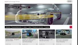 
							         Audi Technology Portal								  
							    