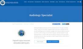 
							         Audiology - Flagstaff Surgical Associates								  
							    