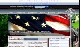 
							         Auditor/ Elections - Minnehaha County, South Dakota Official Website								  
							    
