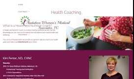 
							         Audubon Women's Health & Nutrition Coach								  
							    