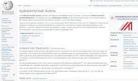 
							         Außenwirtschaft Austria – Wikipedia								  
							    