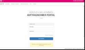 
							         Auftragnehmer Portal (Telekom)								  
							    