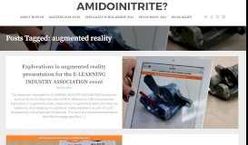 
							         augmented reality – amidoinitrite?								  
							    