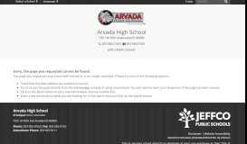 
							         August Registration - Arvada High School								  
							    