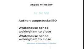 
							         augustuskeil90 – Angela Wimberly								  
							    