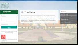 
							         AUI Intranet - Al Akhawayn University								  
							    