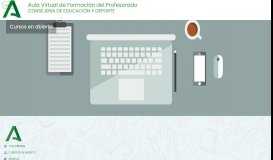 
							         Aula Virtual de Formación del Profesorado. Junta de Andalucía.								  
							    