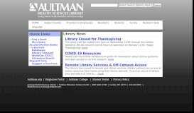 
							         Aultman Library								  
							    