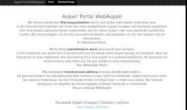 
							         Aupair Portal WebAupair								  
							    