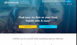 
							         AuPair.com: find an Au Pair or Host Family safe and easy!								  
							    