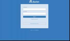 Bluecare Aurion Login Page