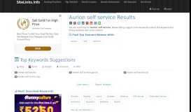 
							         Aurion self service Results For Websites Listing - SiteLinks.Info								  
							    