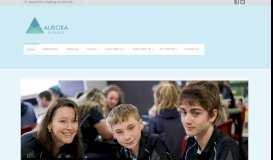 
							         Aurora College | Igniting new ways of learning								  
							    