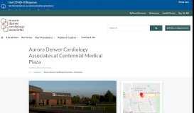 
							         Aurora Denver Cardiology Associates at Centennial Medical Plaza ...								  
							    
