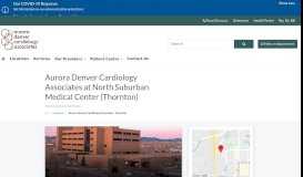 
							         Aurora Denver Cardiology Associates at North Suburban Medical ...								  
							    