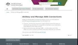 
							         AUSkey Technical Helpdesk | Australian Business Register								  
							    