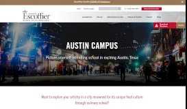 
							         Austin Culinary School | Escoffier								  
							    