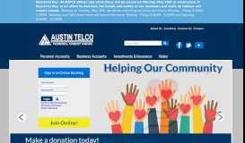 
							         Austin Telco Federal Credit Union								  
							    