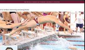 
							         Auston Ramsay - Men's Swimming and Diving - Fordham University ...								  
							    