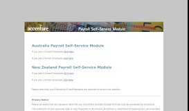 
							         Australia Payroll Self-Service Module								  
							    