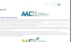 
							         Australian Accommodation Data Exchange :: Services - AADX								  
							    
