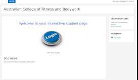 
							         Australian College of Fitness and Bodywork								  
							    