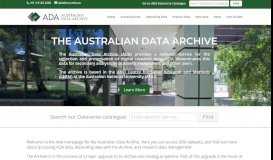 
							         Australian Data Archive								  
							    