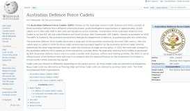 
							         Australian Defence Force Cadets - Wikipedia								  
							    