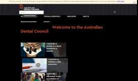 
							         Australian Dental Council								  
							    