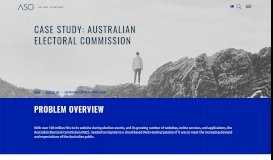 
							         Australian Electoral Commission (AEC)'s Website Migration - ASG Group								  
							    