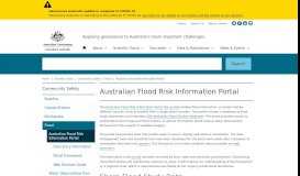 
							         Australian Flood Risk Information Portal | Geoscience Australia								  
							    