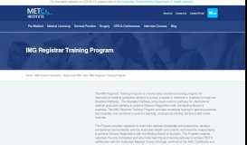 
							         Australian Medical Council- AMC Registrar Training Program								  
							    