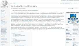 
							         Australian National University - Wikipedia								  
							    