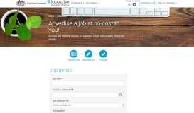 
							         Australia's free online jobs board - jobactive JobSearch								  
							    