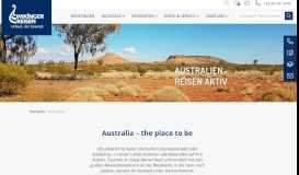 
							         Australien Reisen - aktiv |24 Tage |deutschsprachige RL								  
							    