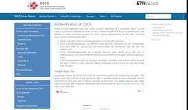 
							         Authentication - CSCS User Portal - Swiss National ...								  
							    