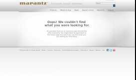 
							         Authorized Online Dealers - Marantz US								  
							    