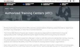 
							         Authorized Training Centers (ATC) - Fortinet								  
							    