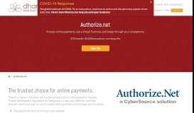 
							         Authorize.net - Virtual Payments with Dharma Merchant Services								  
							    