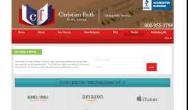 
							         Authors Portal | Christian Faith Publishing								  
							    