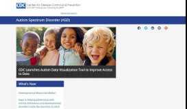 
							         Autism Spectrum Disorder (ASD) | Autism | NCBDDD | CDC								  
							    