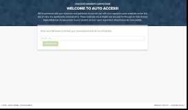 
							         Auto Access Portal								  
							    