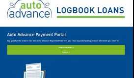 
							         Auto Advance Payment Portal, Logbook Loans Online Payment								  
							    