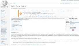 
							         Auto-Cycle Union - Wikipedia								  
							    