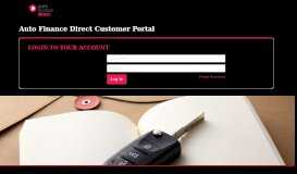 
							         Auto Finance Direct Customer Portal								  
							    