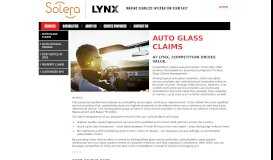 
							         Auto Glass Claims - LYNX Services								  
							    