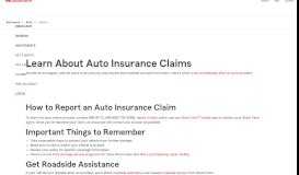 
							         Auto Insurance Claims - State Farm®								  
							    