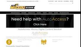 
							         AutoAccess - The Mizzou Store								  
							    