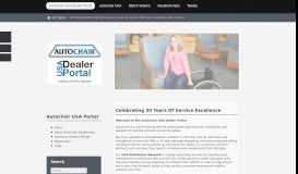 
							         Autochair USA Dealer Portal								  
							    