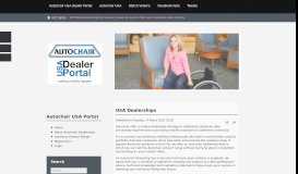 
							         Autochair USA - Dealers Portal - Autochair USA Dealer Portal								  
							    